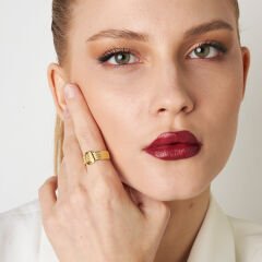 dört sıra klasik tokalı hasır yüzük