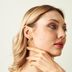 şık tasarımcı küpeler