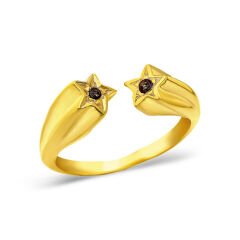 yıldız ışıltılı yüzük