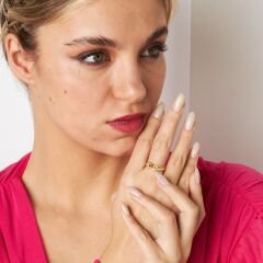 yıldız ışıltılı yüzük