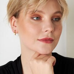 taşsız yıldız küpeler