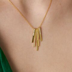 taşlı çubuk kolye