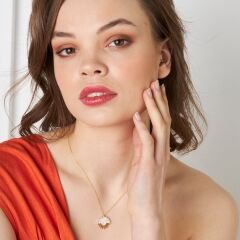 taşlı güneş kolyesi