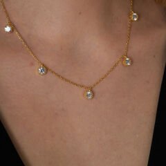 tektaş tasarım kolye