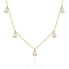 sıralı su damlası kolyesi