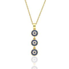 sıralı düşen nazar kolyesi