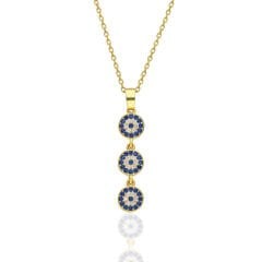 sıralı düşen nazar kolyesi