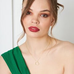 yan kalp kolye modeli 2