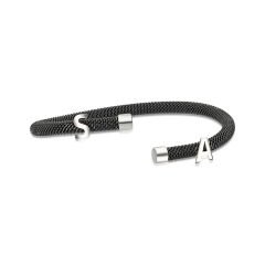 harfli siyah söğüt bileziği