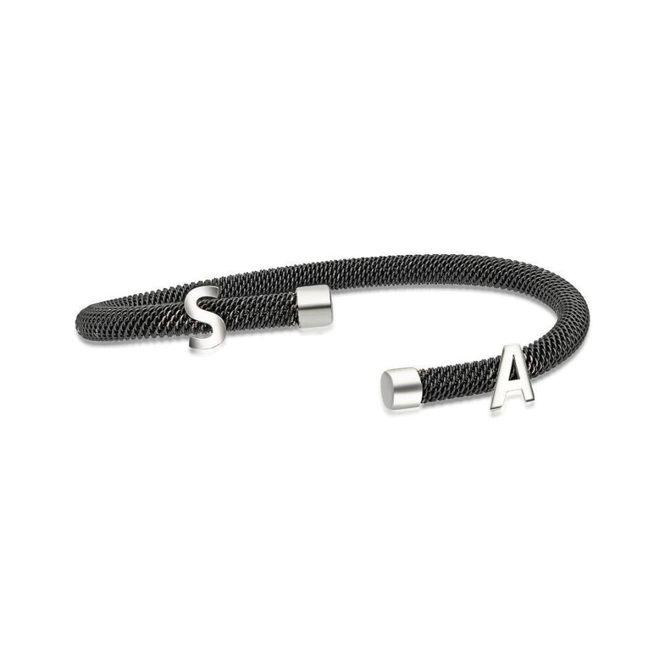 Harfli Siyah Söğüt Bileziği