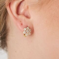 kar tanesi küpeleri