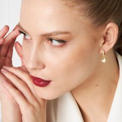 schmetterlingsohrringe