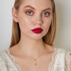 kelebek kolye - uçtan uca