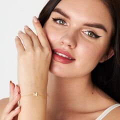 kelebek taşlı bilezik