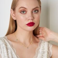 kelebek şans kolyesi