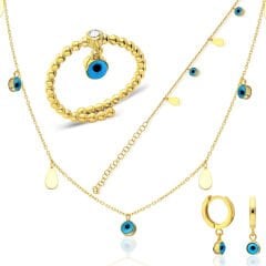 nazardan korunmak için dört inciyle süslenmiş