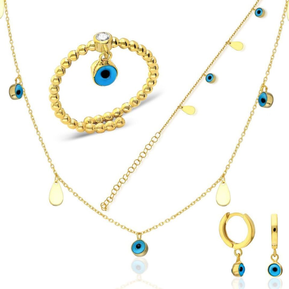 nazardan korunmak için dört inciyle süslenmiş