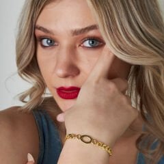 yuvarlak gurme zincir bilezik