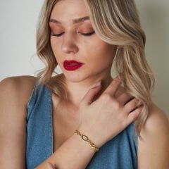 yuvarlak gurme zincir bilezik