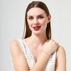 büyük taşlarla sonsuzluk bileziği