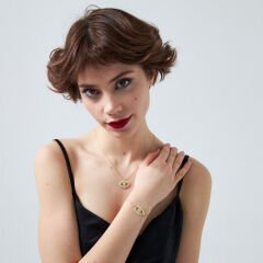 baget taşlarla turkuaz göz seti