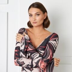 kırmızı kalp isim kolyesi