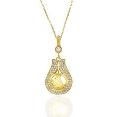 lale osmanlı monogram kolyesi