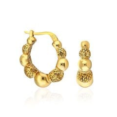 Taşsız İtalyan tasarım küpeler