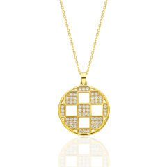 iç kare model kolye