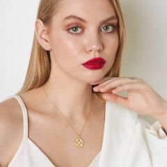 iç kare model kolye