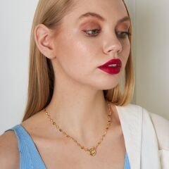 denizci renkli zincir kolye