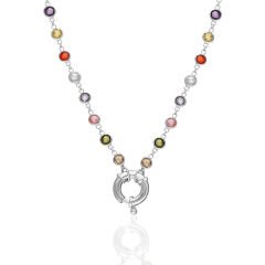 denizci renkli zincir kolye