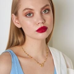 denizci renkli zincir kolye