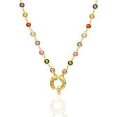 denizci renkli zincir kolye