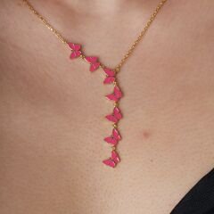 büyüleyici kelebek kolyesi