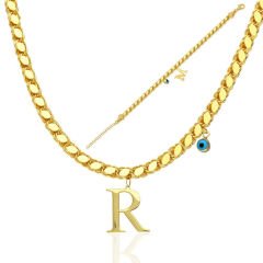 harfli pullu eşarp kolye seti