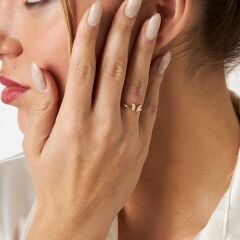 kelebek detaylı yüzük