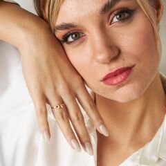 kelebek detaylı yüzük