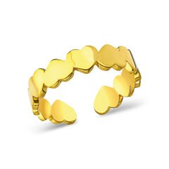 taşsız kalp yüzük