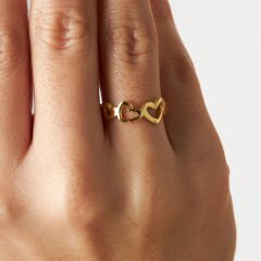 kalp şeklinde yüzük