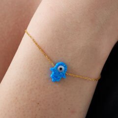 Opal taşlarla süslenmiş  orijinal Fatma el