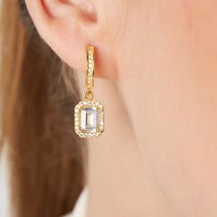 baget taşlı küpeler