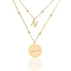 isim kolyesi-plaka kolye ucu-harf kolyesi