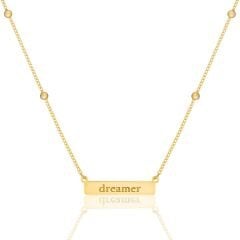 isim kolyesi  top zincirli