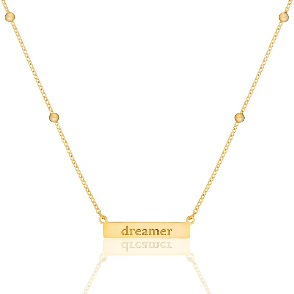 isim kolyesi  top zincirli