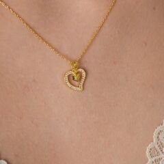 aşk dolu kalp kolye