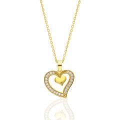 aşk dolu kalp kolye