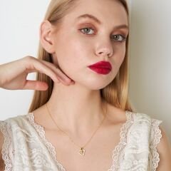 aşk dolu kalp kolye