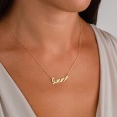 el yazısıyla yazılmış isim kolyesi 1