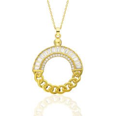 baget taşlı asılı kolye